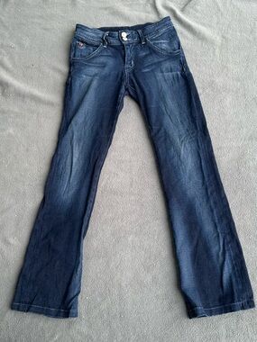 Hudson Jeans Dark Blue Flare-Leg Women’s Jeans